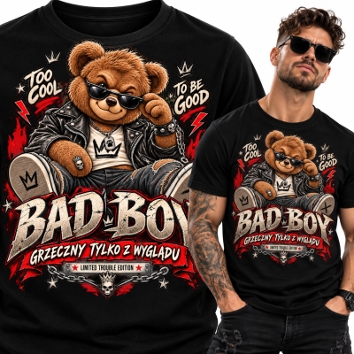 KOSZULKA BAD BOY GRZECZNY Z WYGLĄDU